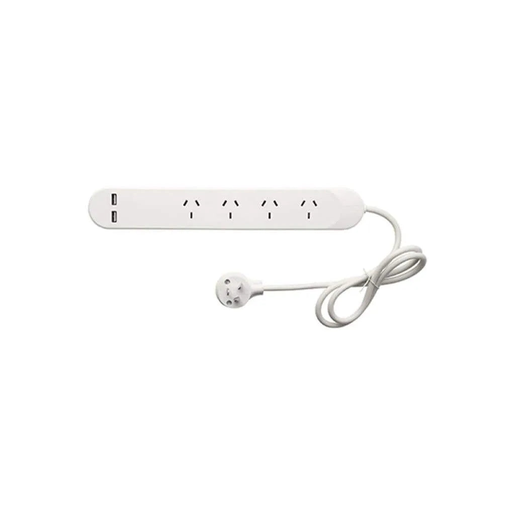HPM 4 Powerboard Overload Protection with 2 x USB A Outlet