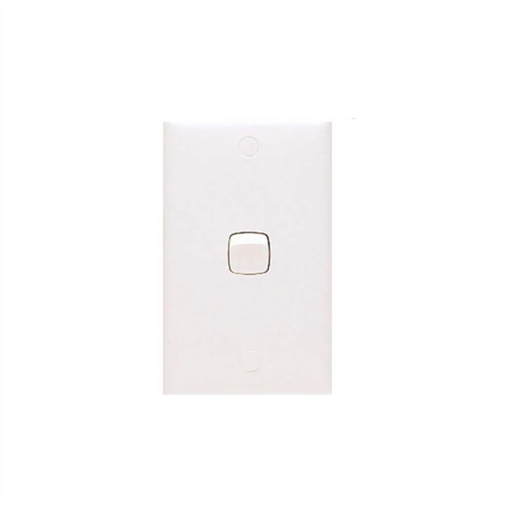 HPM Gang Wall Switch White 10AMP