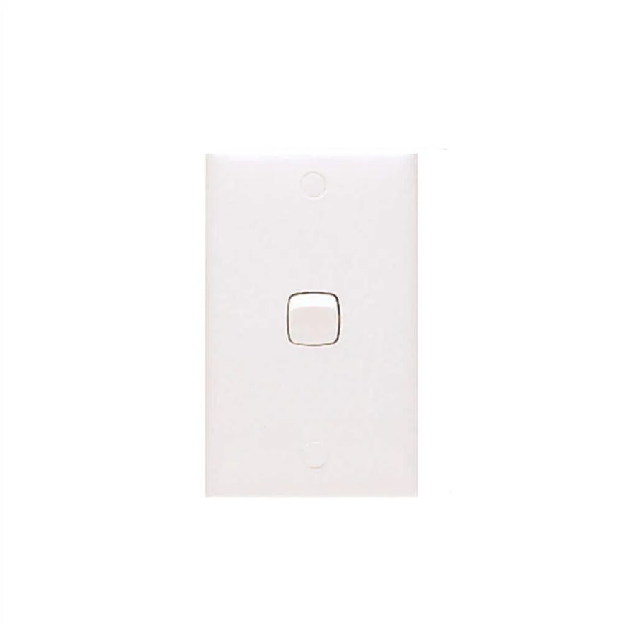 HPM Gang Wall Switch White 10AMP