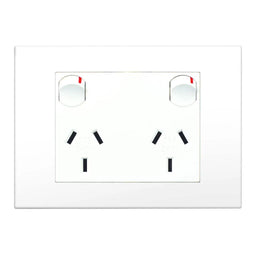 HPM VIVO 10A Horizontal Double Powerpoint White