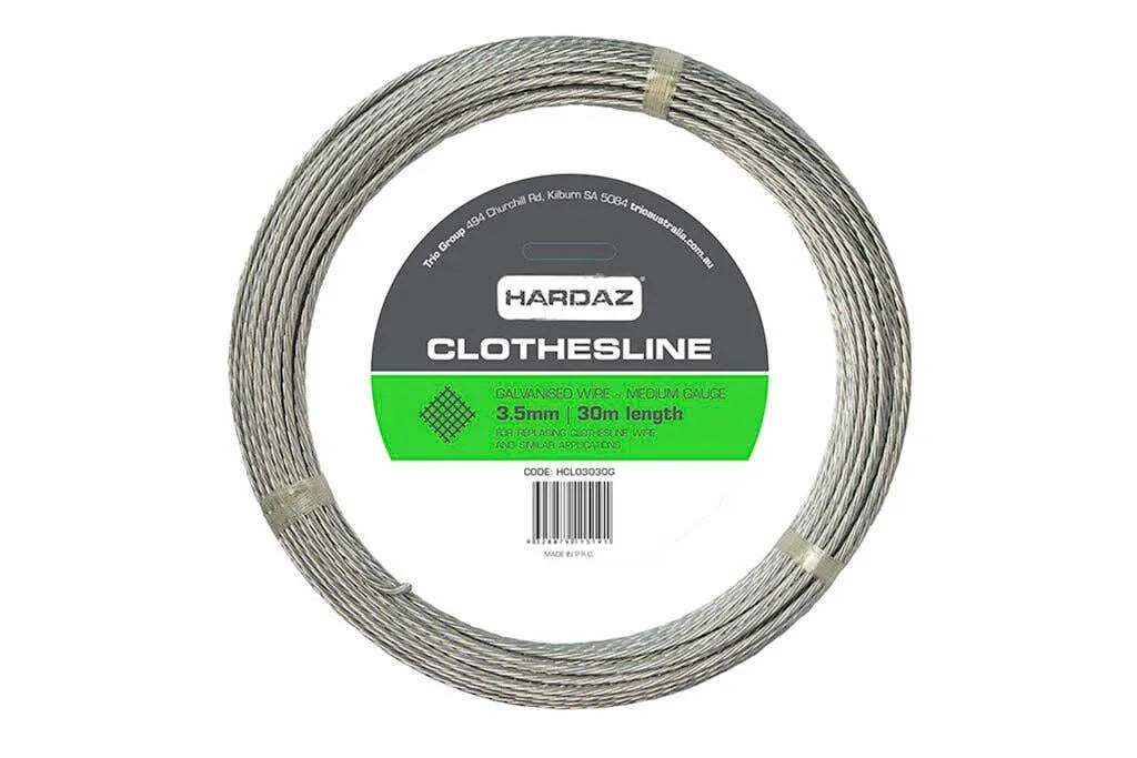 Hardaz Clothesline Galvanised Wire Medium 30m