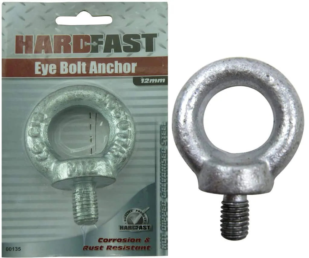 Hardfast Eye Bolt Anchor Galvanised 10mm 134
