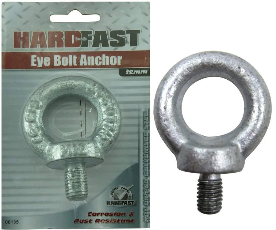 Hardfast Eye Bolt Anchor Galvanised 10mm 134