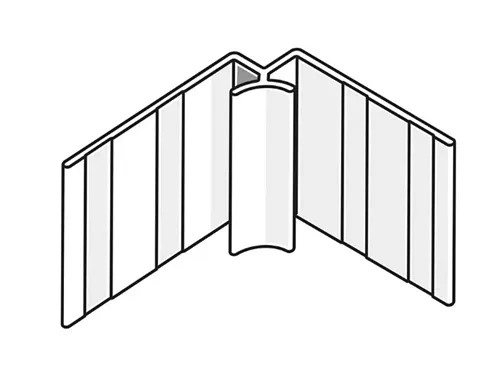 Hardie Corner Alum. Internal Concave 9 x 3000mm for FTC