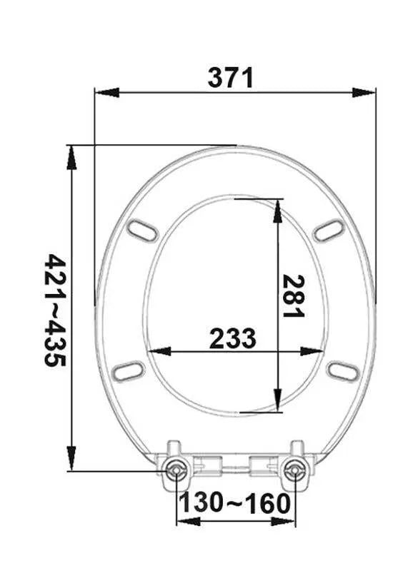 Haron Apollo Toilet Seat White