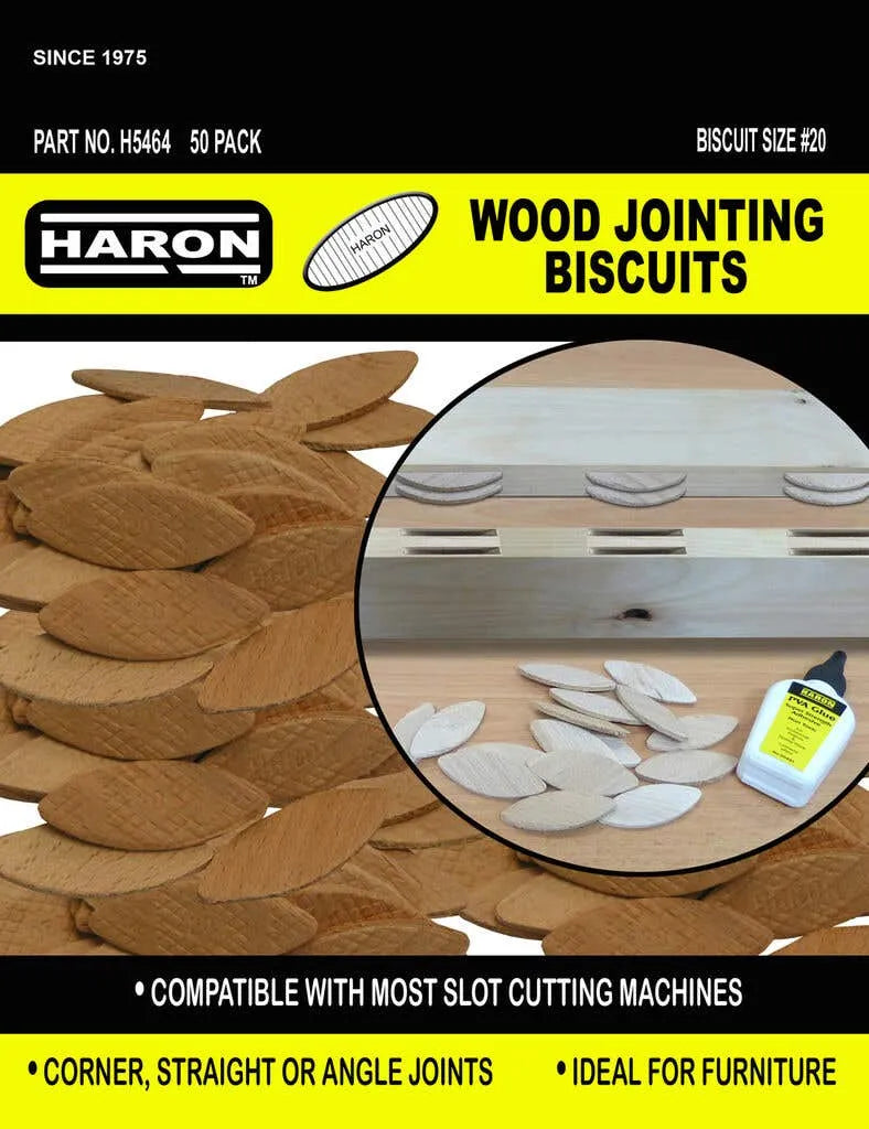 Haron Wood Jointing Biscuits No.20 50 Piece Pack