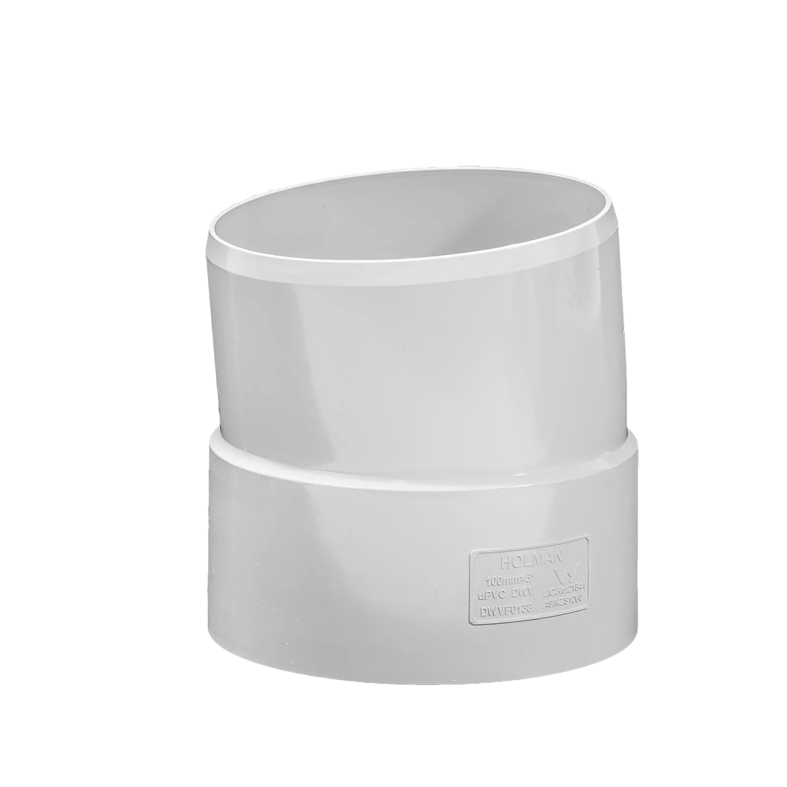 Holman DWV 5 Degrees Bend Plain m & F 100mm