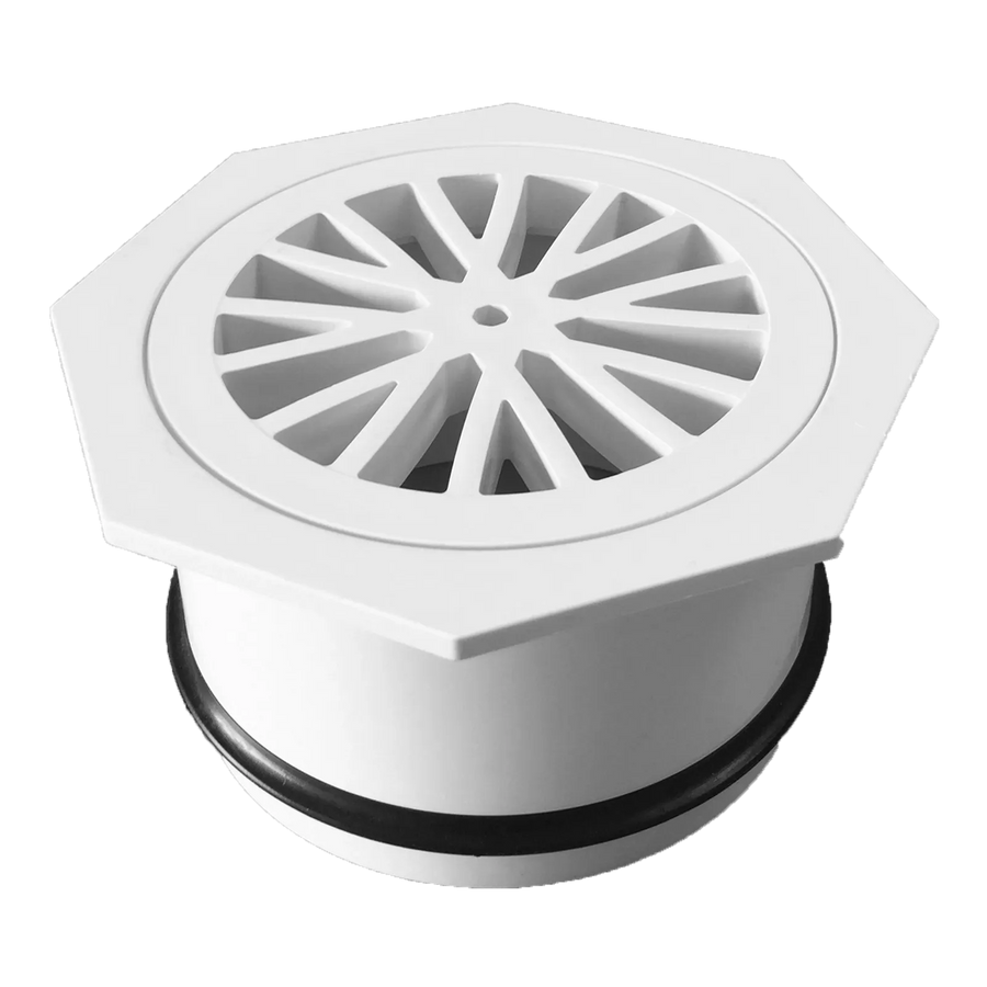 Holman DWV PVC Octagonal Floor Grate 100mm