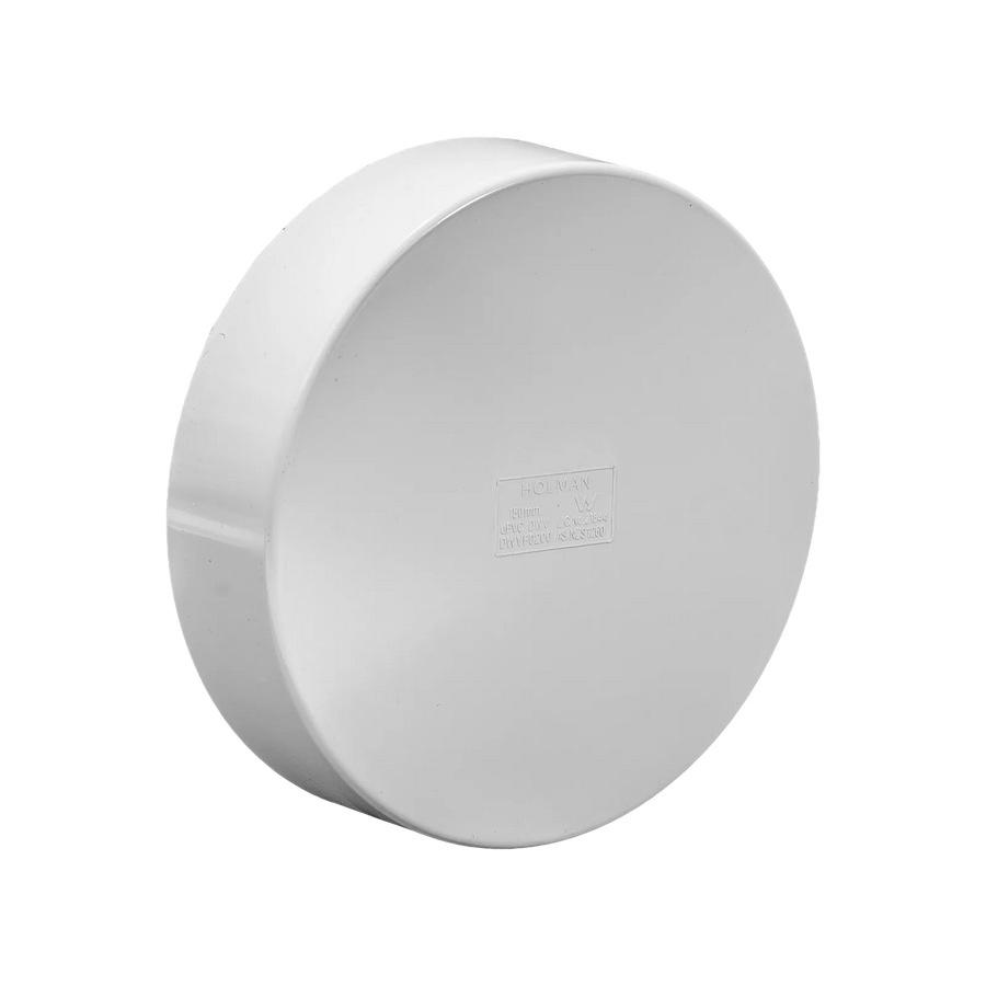 Holman DWV Push On Cap 150mm