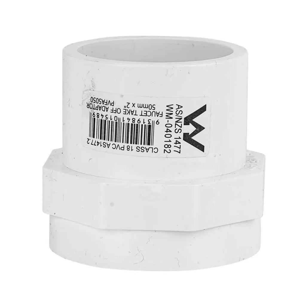 Holman Faucet Take Off Adaptor 50mm x 2"