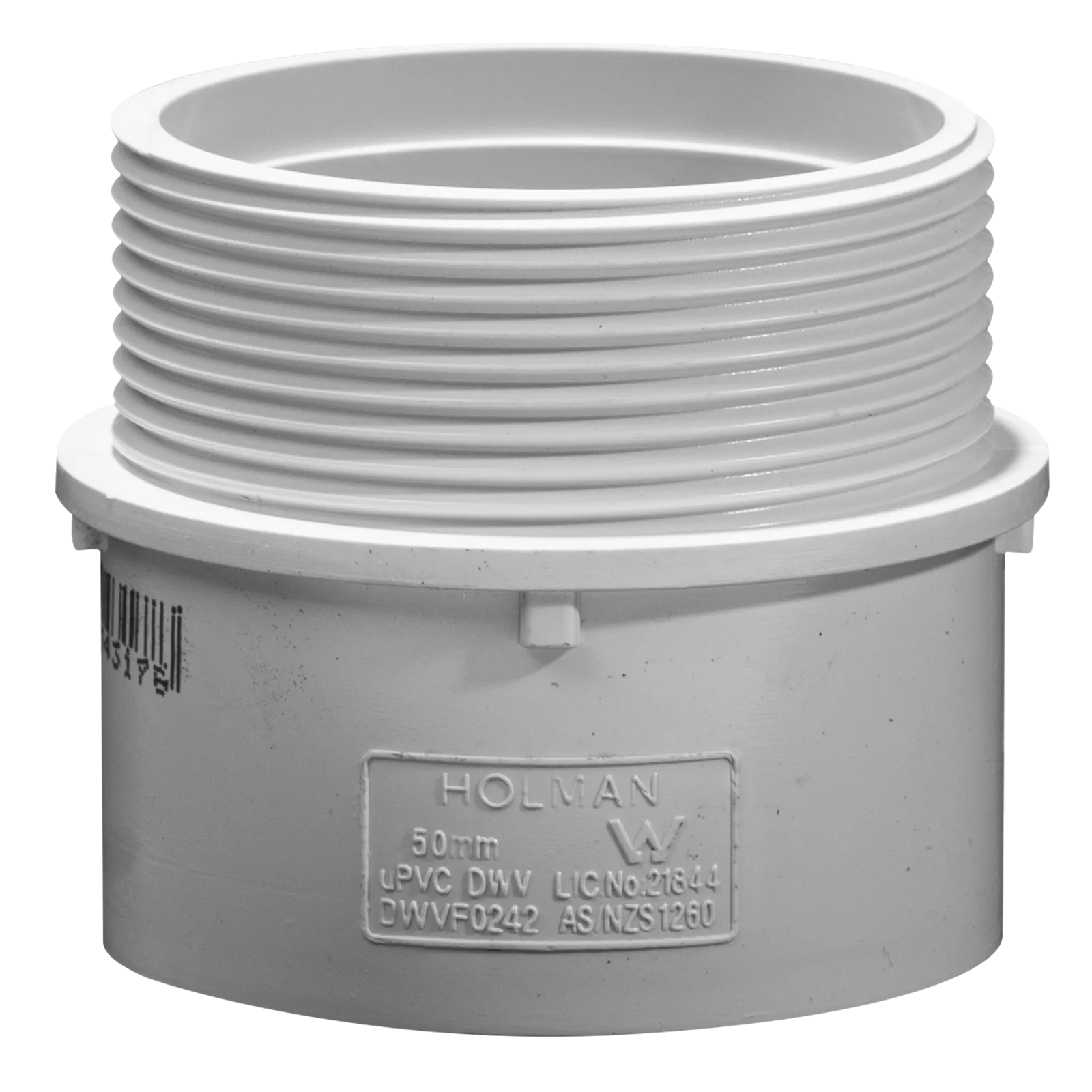 Holman PVC DWV Connector Male Iron 50mm