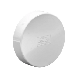 Holman PVC DWV Push On Cap White 100mm