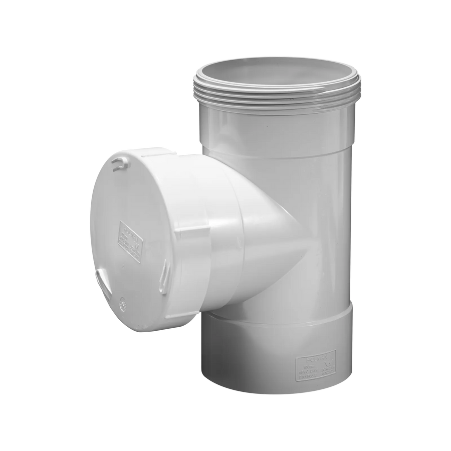 Holman PVC DWV Test Opening F&F 100mm