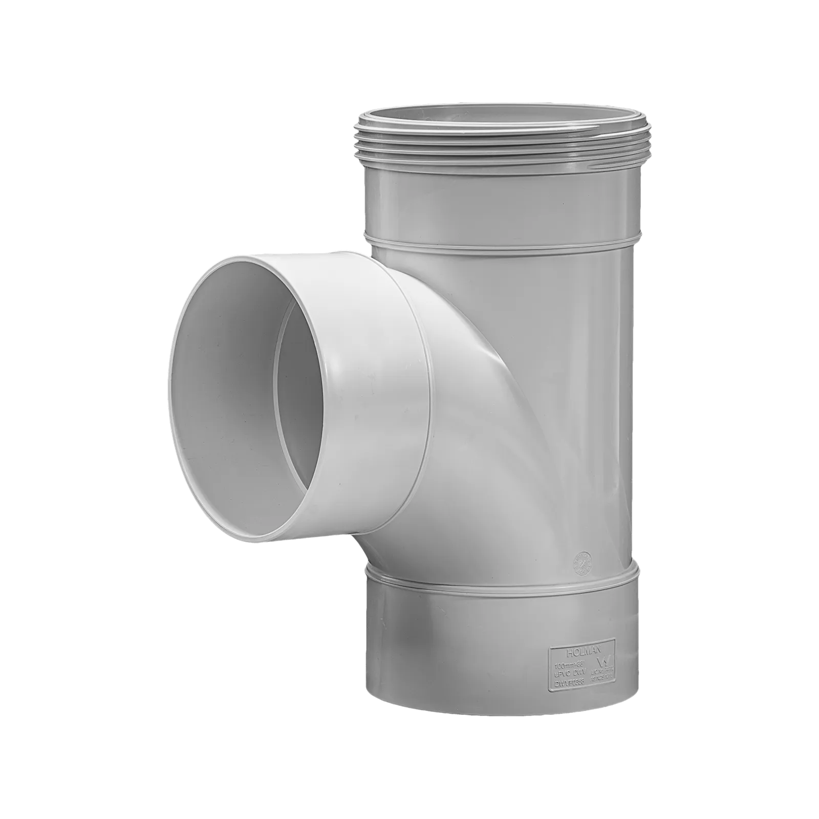 Holman PVC DWV Threaded Junction 88 Degree 100mm