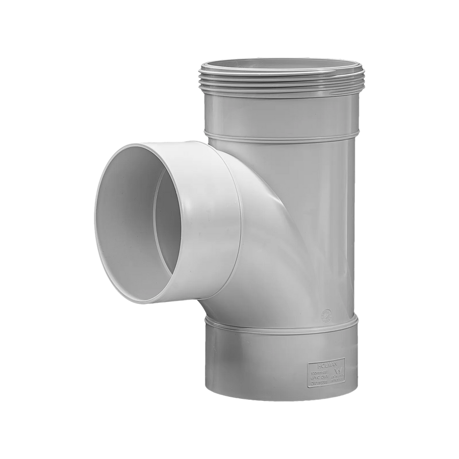 Holman PVC DWV Threaded Junction 88 Degree 100mm