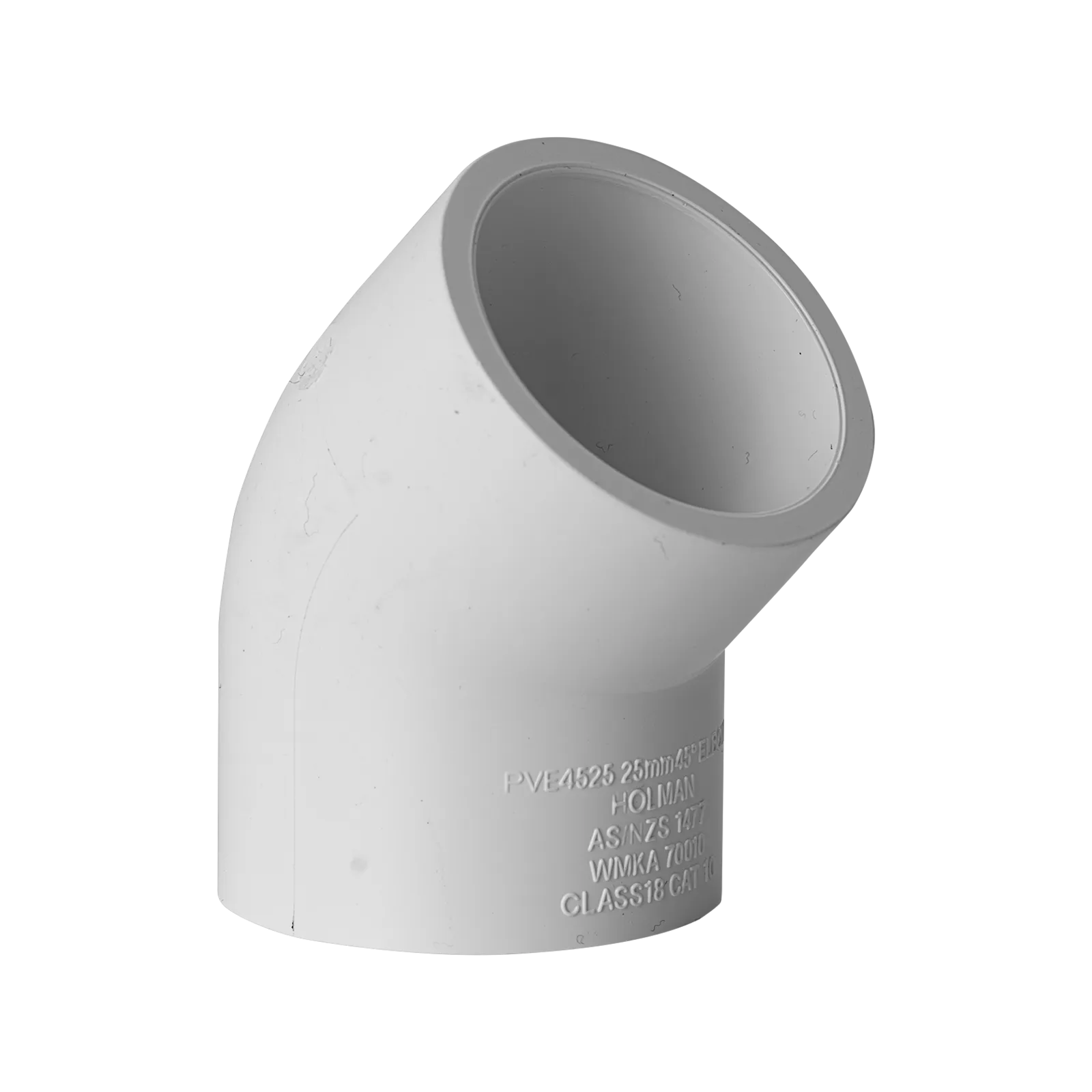 Holman PVC Pressure 45 Degree Elbow 25mm