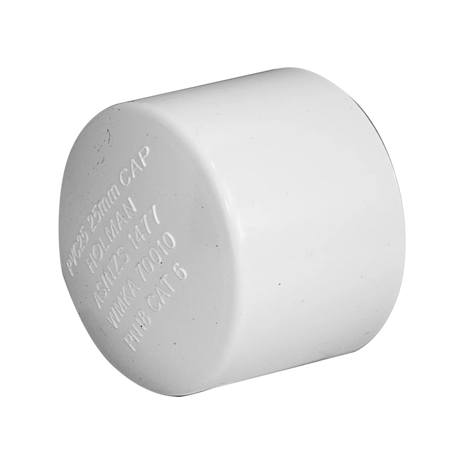 Holman PVC Pressure Cap Cat 6 25mm
