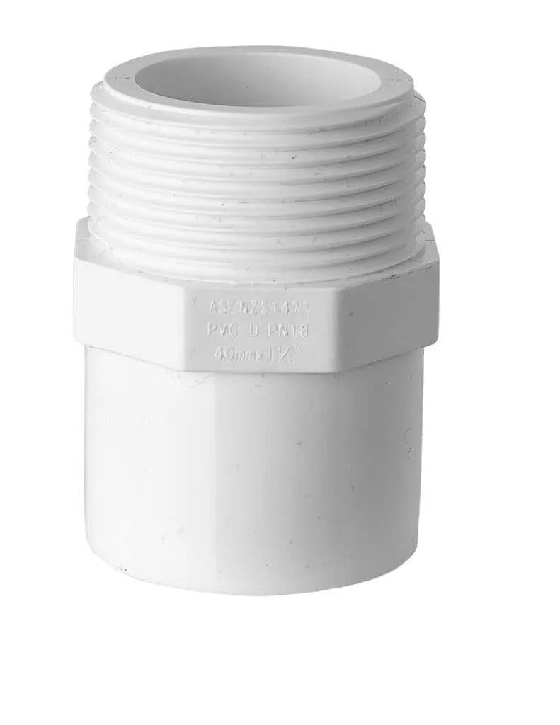 Holman PVC Pressure Valve Take Off Adaptor 40mm x 1-1/2"