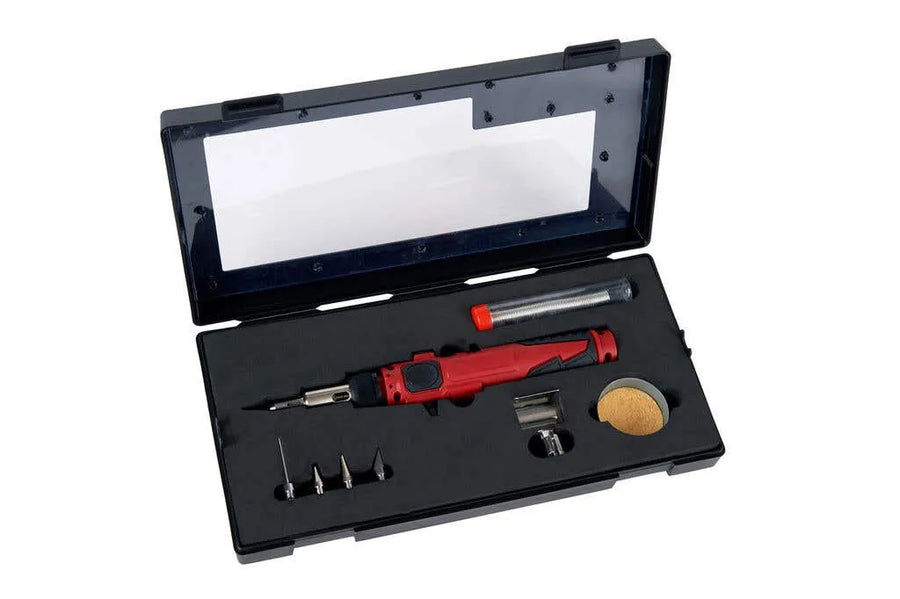 Hot Devil Soldering Iron & Blow Torch Slimline Kit - 9 Piece
