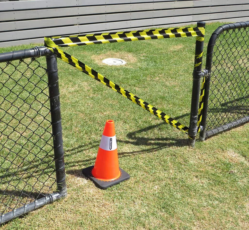 Hurricane Safety Barrier Tape Yellow/Black 75mm x 100m