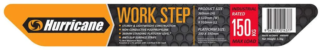 Hurricane Safety Work Step 150kg