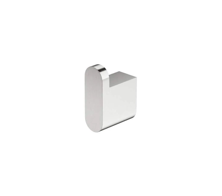 Interbath Vesi Single Robe Hook Brushed Nickel