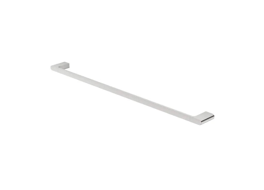 Interbath Vesi Single Towel Rail Brushed Nickel 800mm