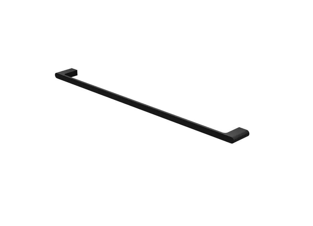 Interbath Vesi Single Towel Rail Matte Black 800mm