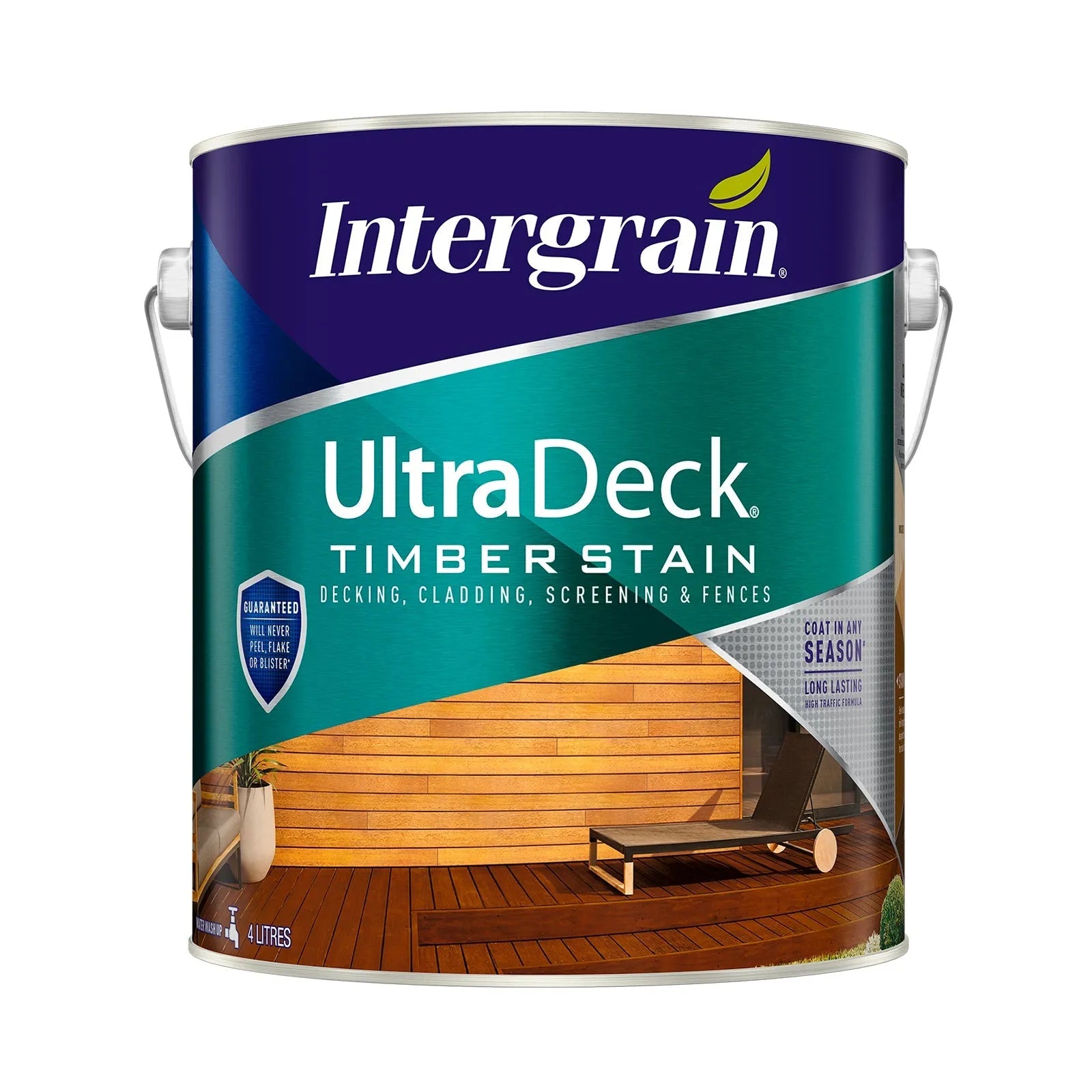 Intergrain 4L Cedar/Cypress UltraDeck Timber Decking Stain