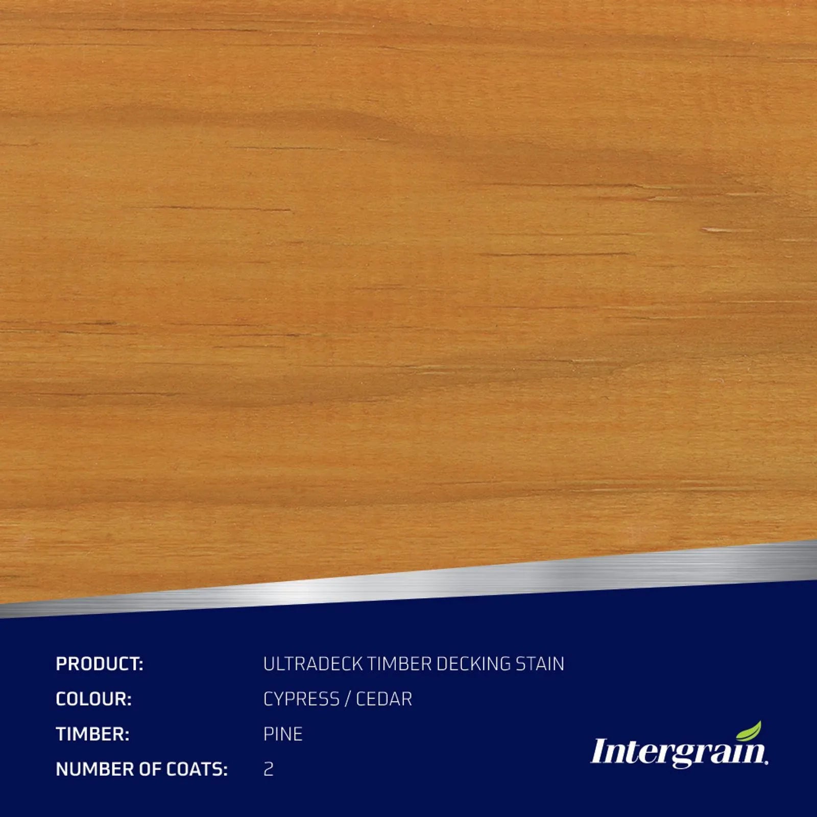 Intergrain 4L Cedar/Cypress UltraDeck Timber Decking Stain