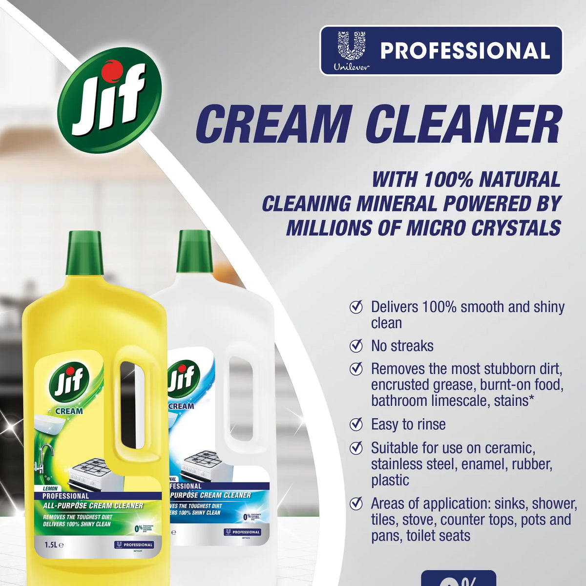 Jif All-Purpose Cream Cleaner Original 1.5L