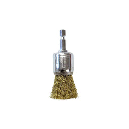 Josco Cup Brush Spindle Crimped 25mm