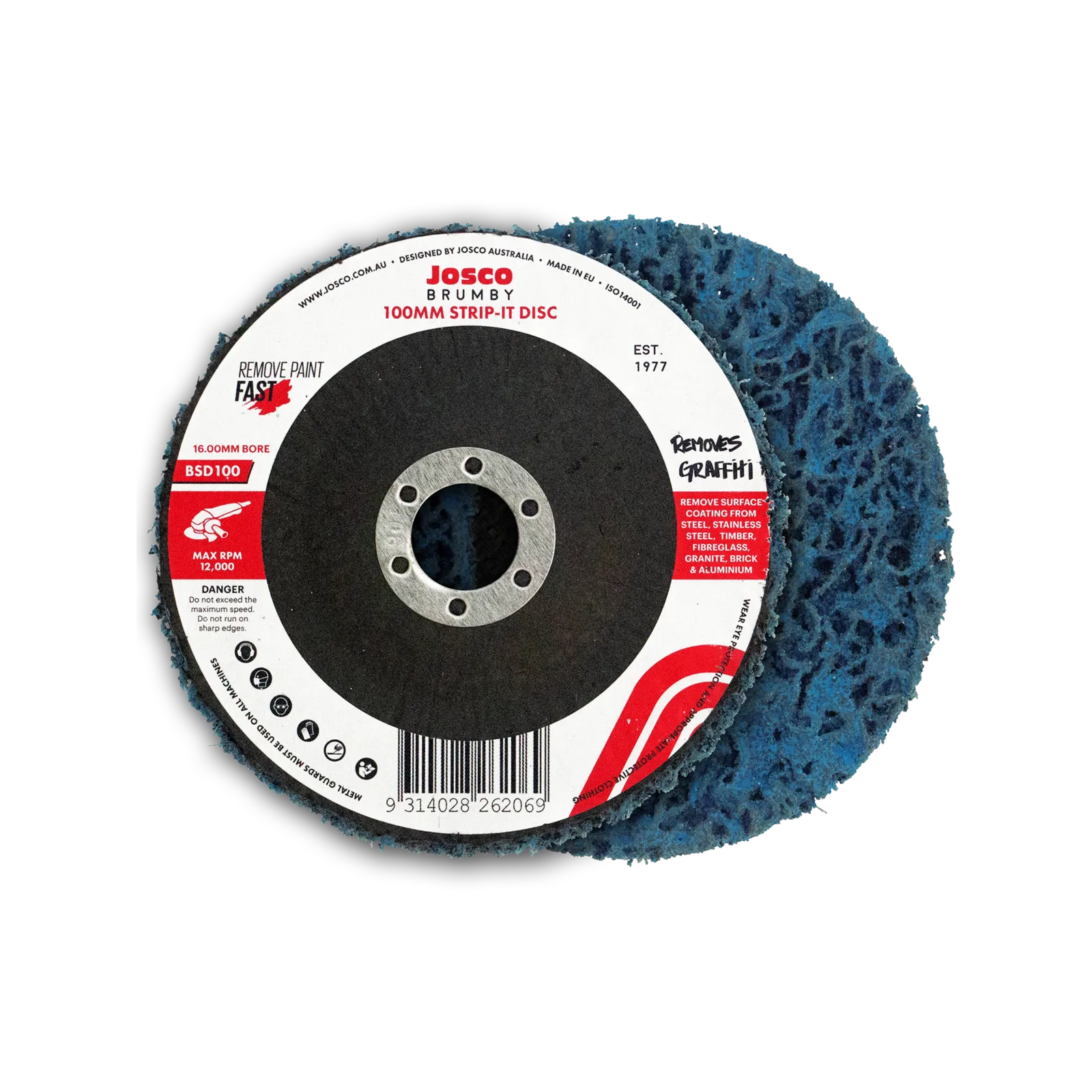 Josco Strip It Disc 100mm x 16mm