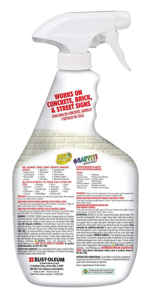 Krud Kutter Graffiti Remover 946ml