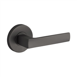 Lane Oxford Privacy Round Lever Set Gun Metal