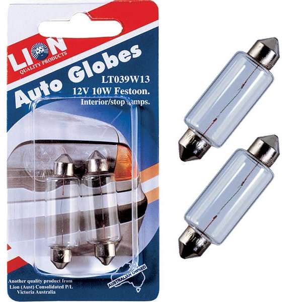 Lion Festoon 10W Globes 2 Piece