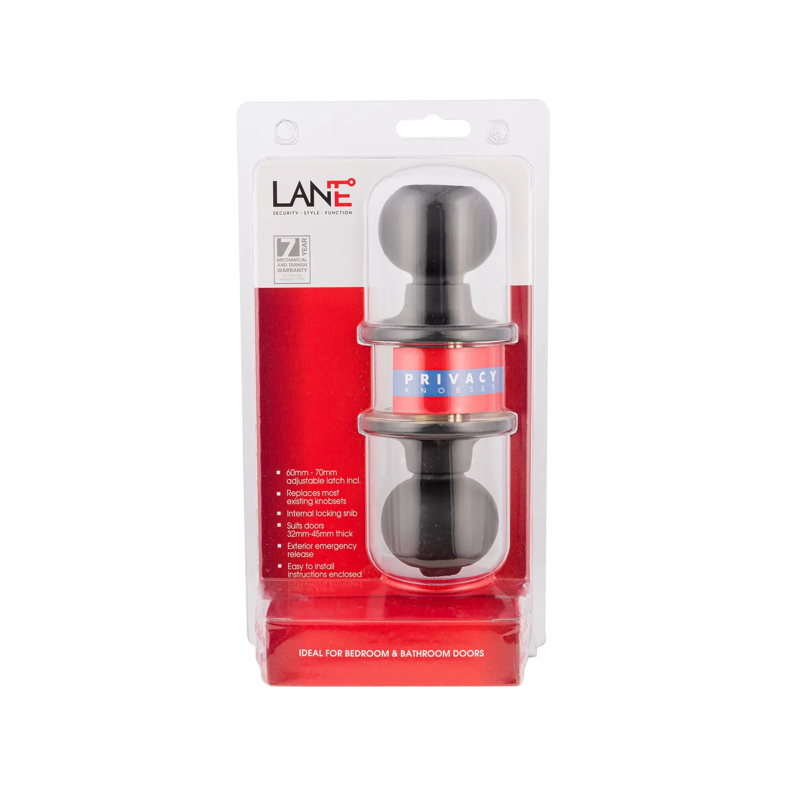 Lane Bala Privacy Set Matte Black
