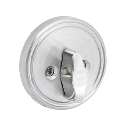 Lane Deadbolt Single Cylinder Round Satin Stainless Steel