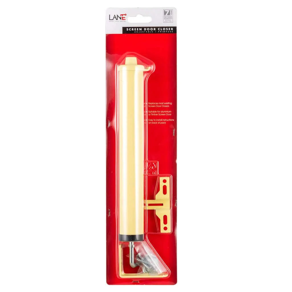 Lane PNeumatic Screen Door Closer Primrose