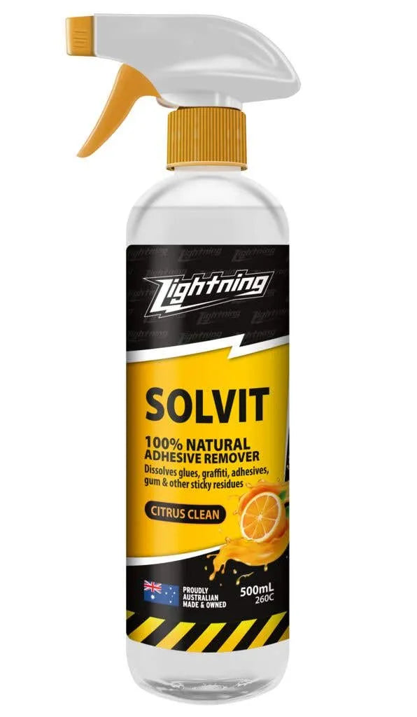 Lightning Solvit Adhesive Remover Citrus Cleaner 500ml
