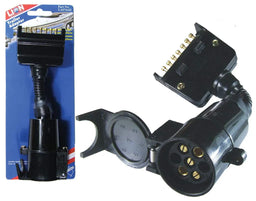Lion 7 Pin Flat to 5 Pin Round Trailer Adaptor