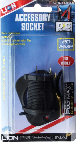 Lion Accessory Socket Interior Mount 12V 20A