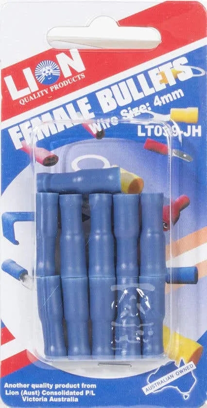 Lion Female Bullet Terminals 4mm