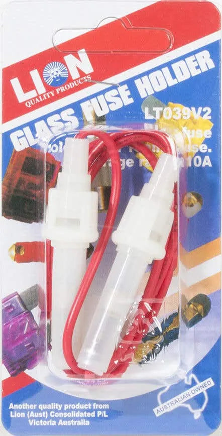 Lion Glass Fuse Holder