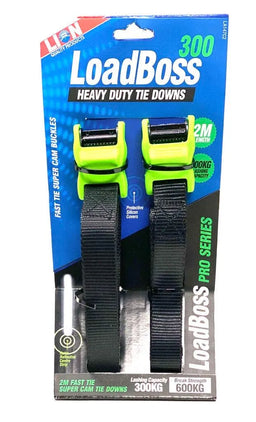 Lion LoadBoss Heavy Duty Tie Downs 2m - 2 Piece