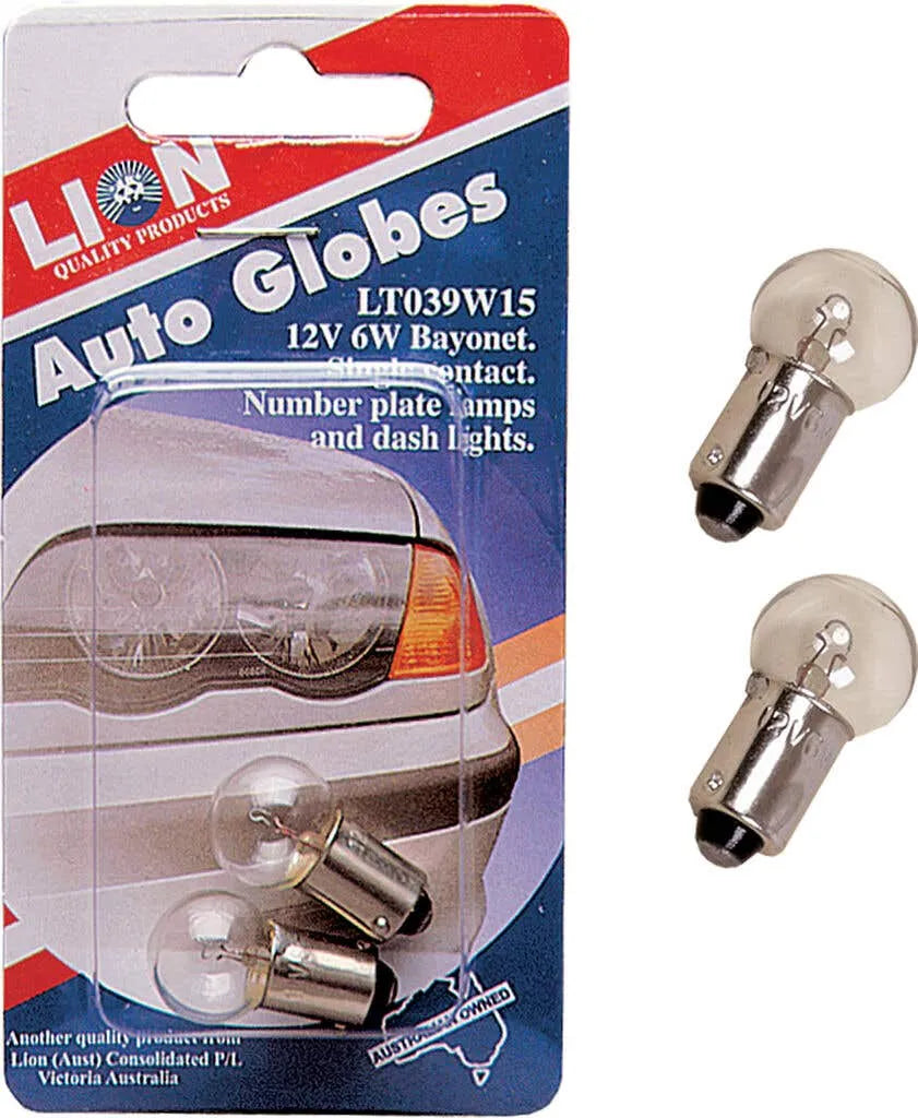 Lion Number Plate/Dash Lamp Globe