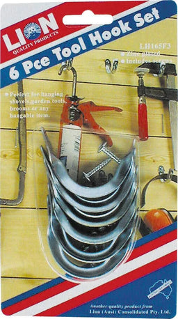 Lion Tool Hook Set Small - 6 Piece