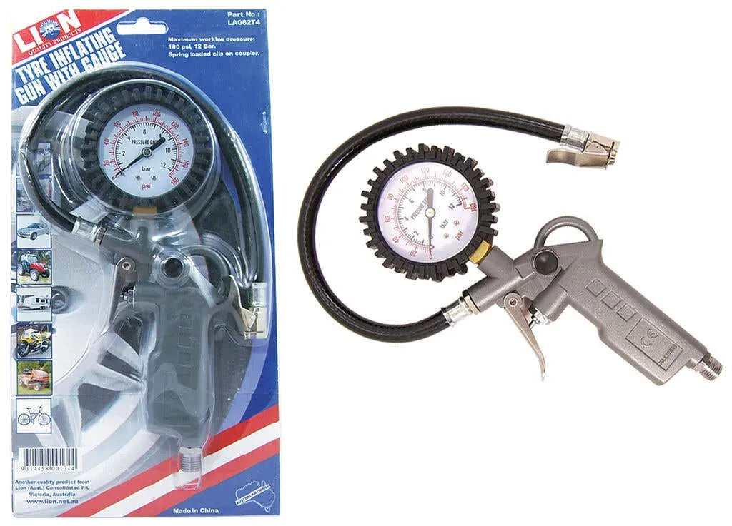 Lion Tyre Inflator Gun with Dial