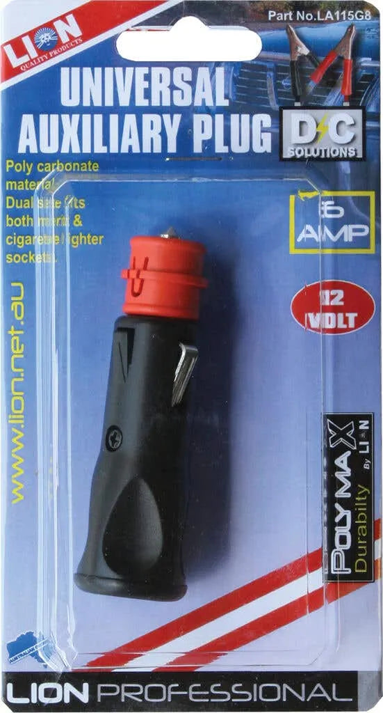 Lion Universal Auxiliary Plug 12V 16 Amp