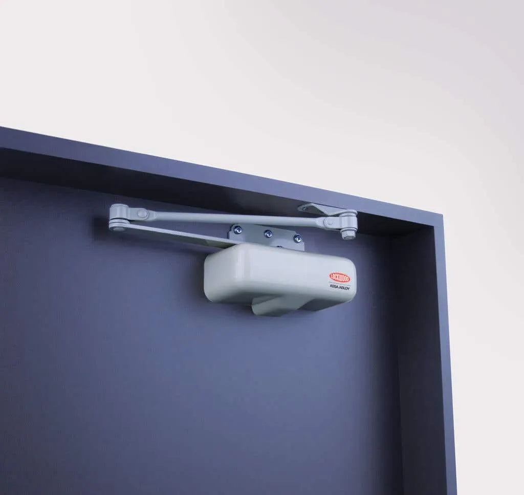 Lockwood 1022 Light Duty Hydraulic Door Closer Silver